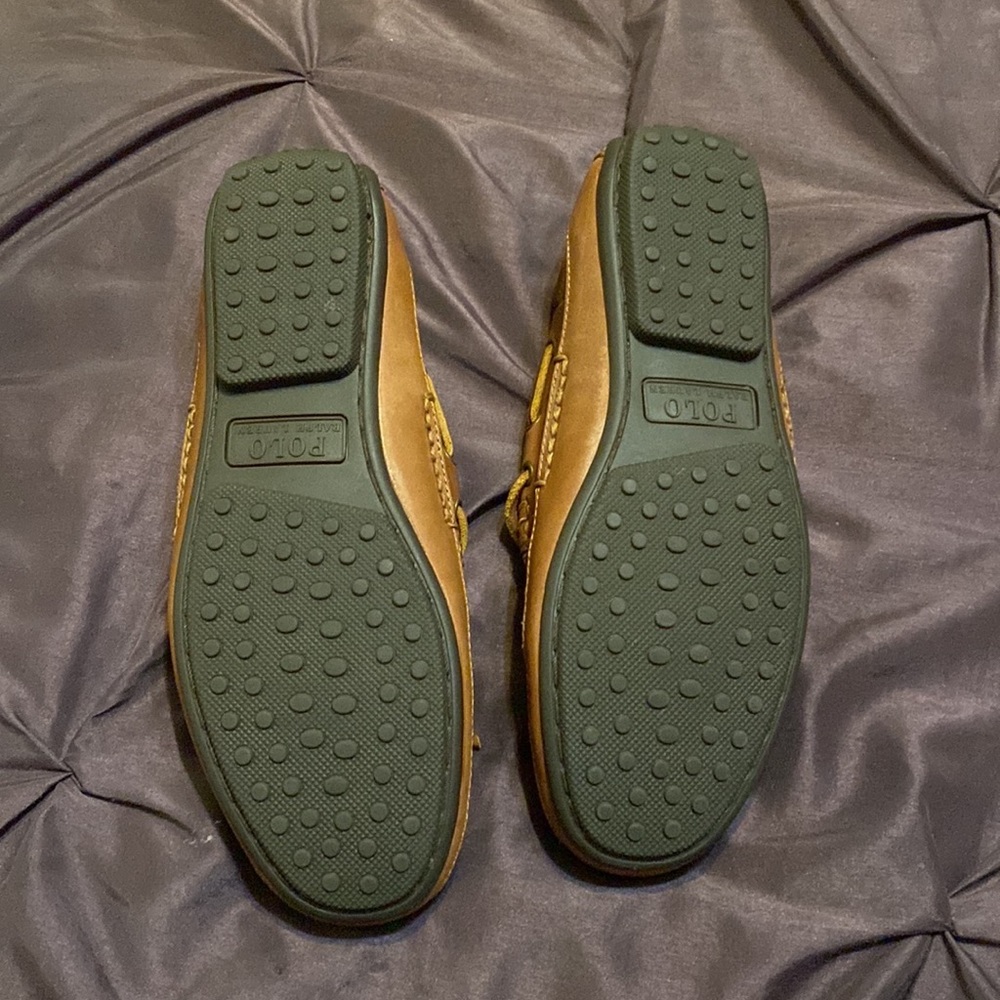 Polo Ralph Lauren Drivers/Loafers Roberts mens sz 7D women sz 9 - Picture 6 of 7
